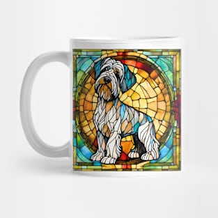 Stained Glass Cesky Terrier Mug